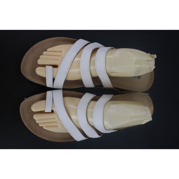 Makalu California Women’s Sandals White Olivia Size 11M NEW - Picture 3 of 11